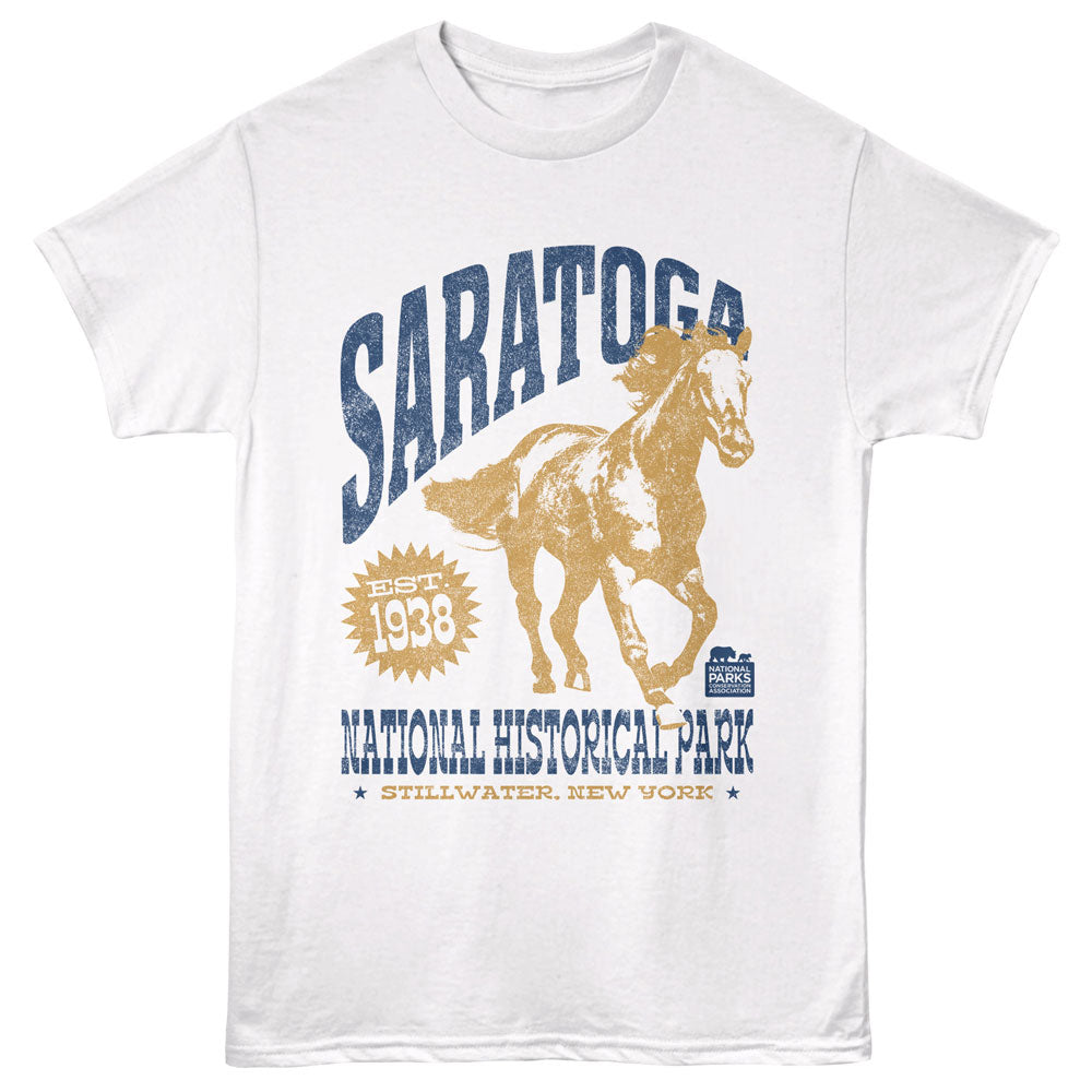 NATIONAL PARKS Eye-Catching T-Shirt, SARATOGA NP