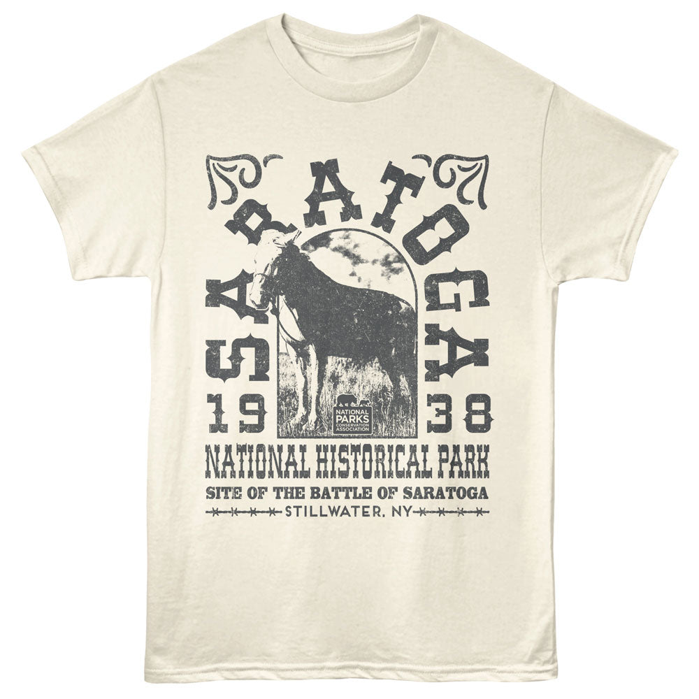 NATIONAL PARKS Eye-Catching T-Shirt, SARATOGA NHP