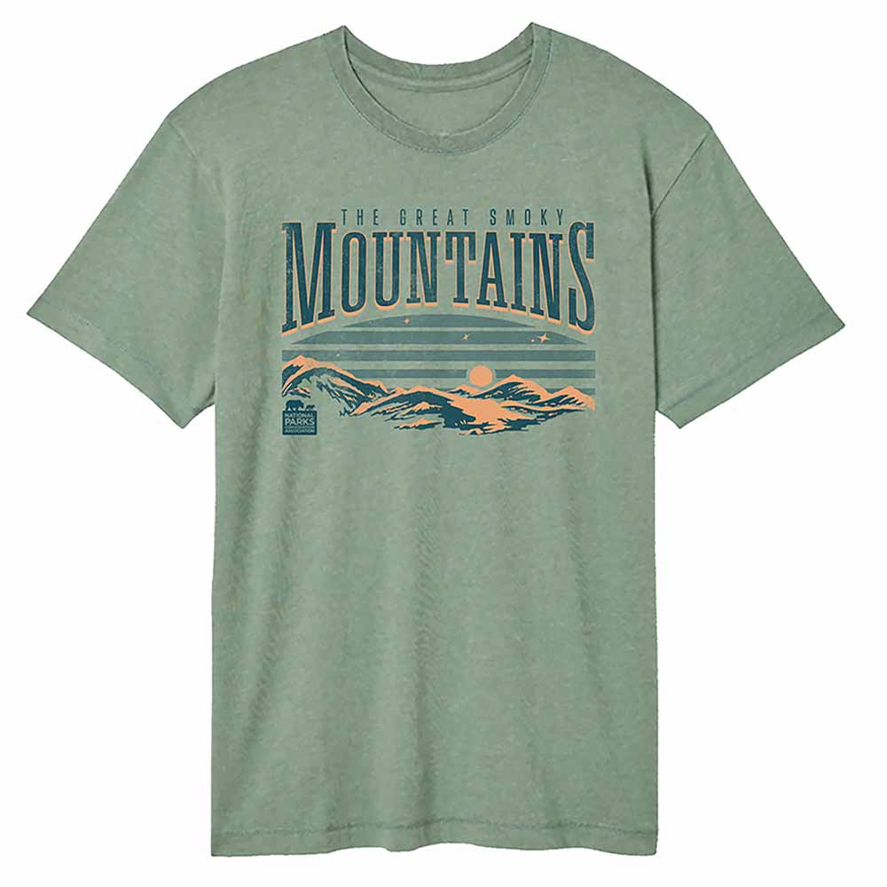 Great Smoky Mountains Sunset Vintage Wash T-Shirt