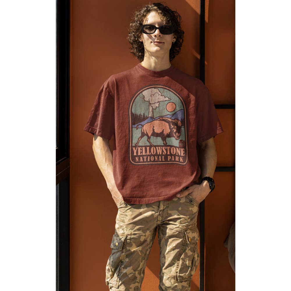 NPCA Eye-Catching T-Shirt, Yellowstone Badge