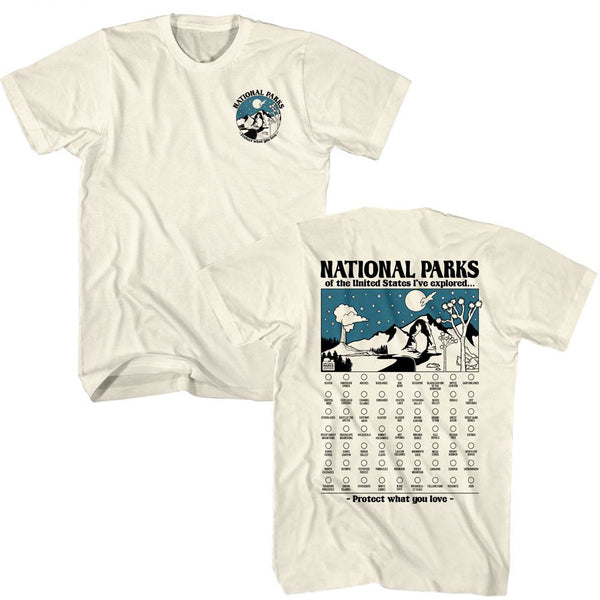 NATIONAL PARKS T-Shirt, Check List