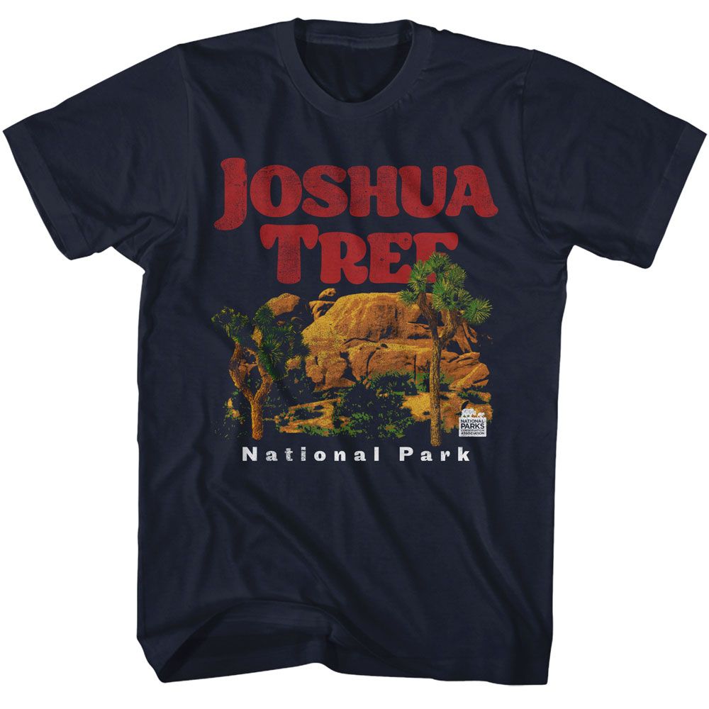 NPCA Eye-Catching T-Shirt, Joshua Trees And Rocks