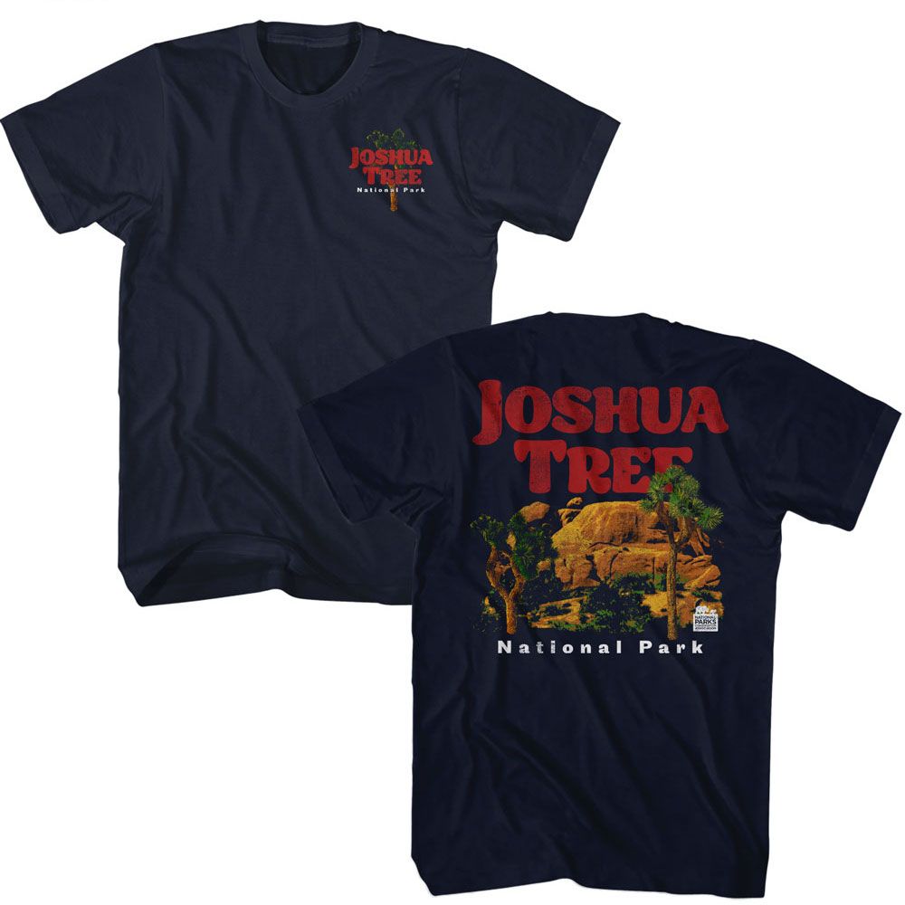 NPCA Eye-Catching T-Shirt, Joshua Tree And Rocks