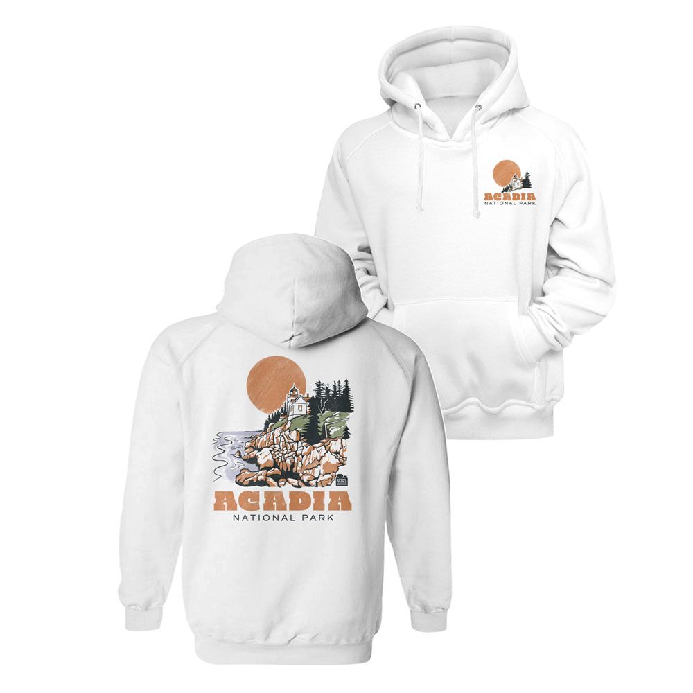 NATIONAL PARKS Eye-Catching HOODIE, ACADIA F B