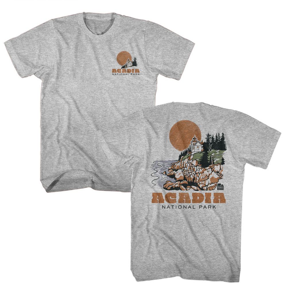 NATIONAL PARKS Eye-Catching T-Shirt, ACADIA F B