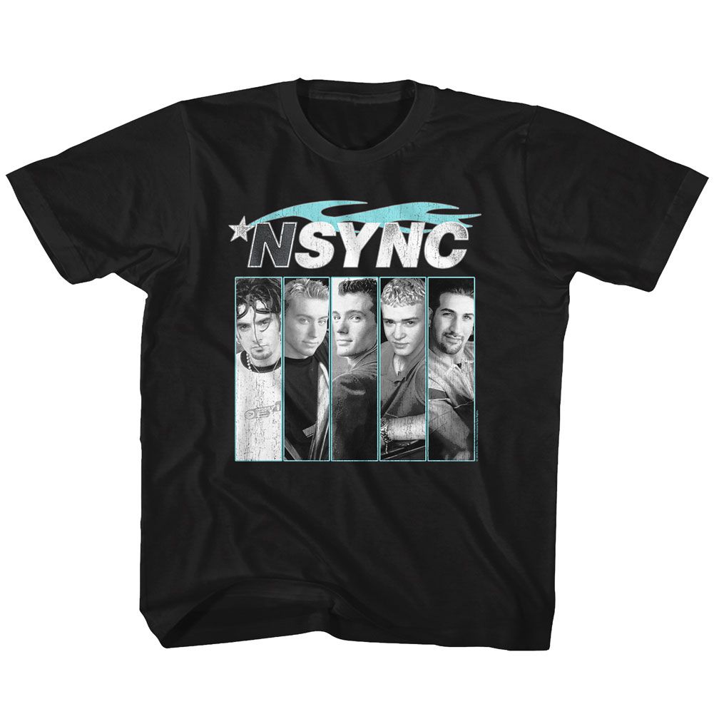 NSYNC Eye-Catching T-Shirt, BLUE FLAME