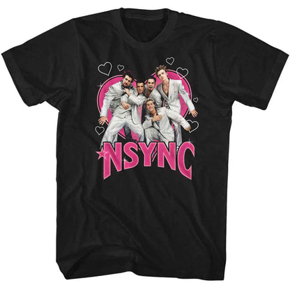 NSYNC Eye-Catching T-Shirt, HEARTTHROB