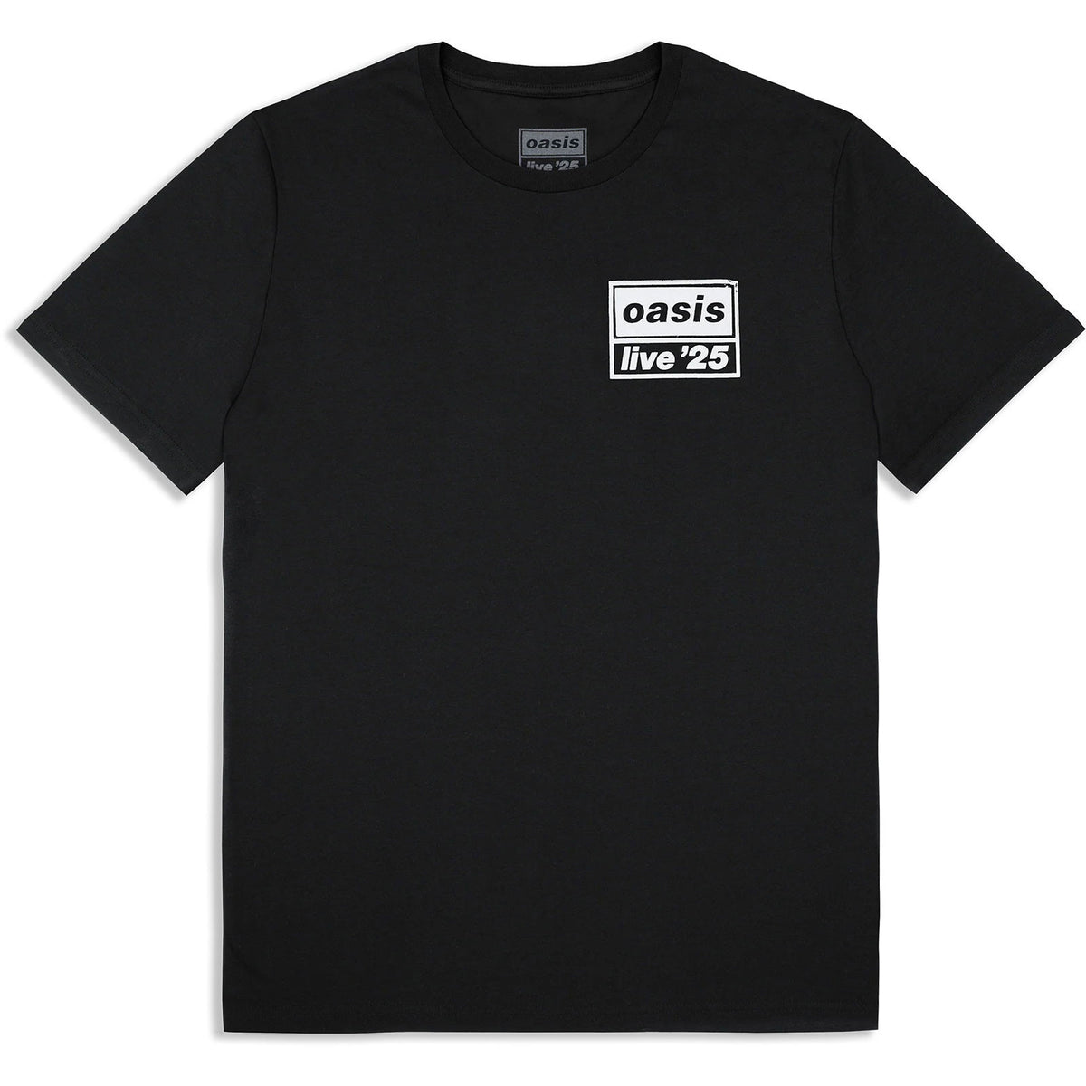 Oasis Live 25 Distressed Lockup Pocket T-Shirt