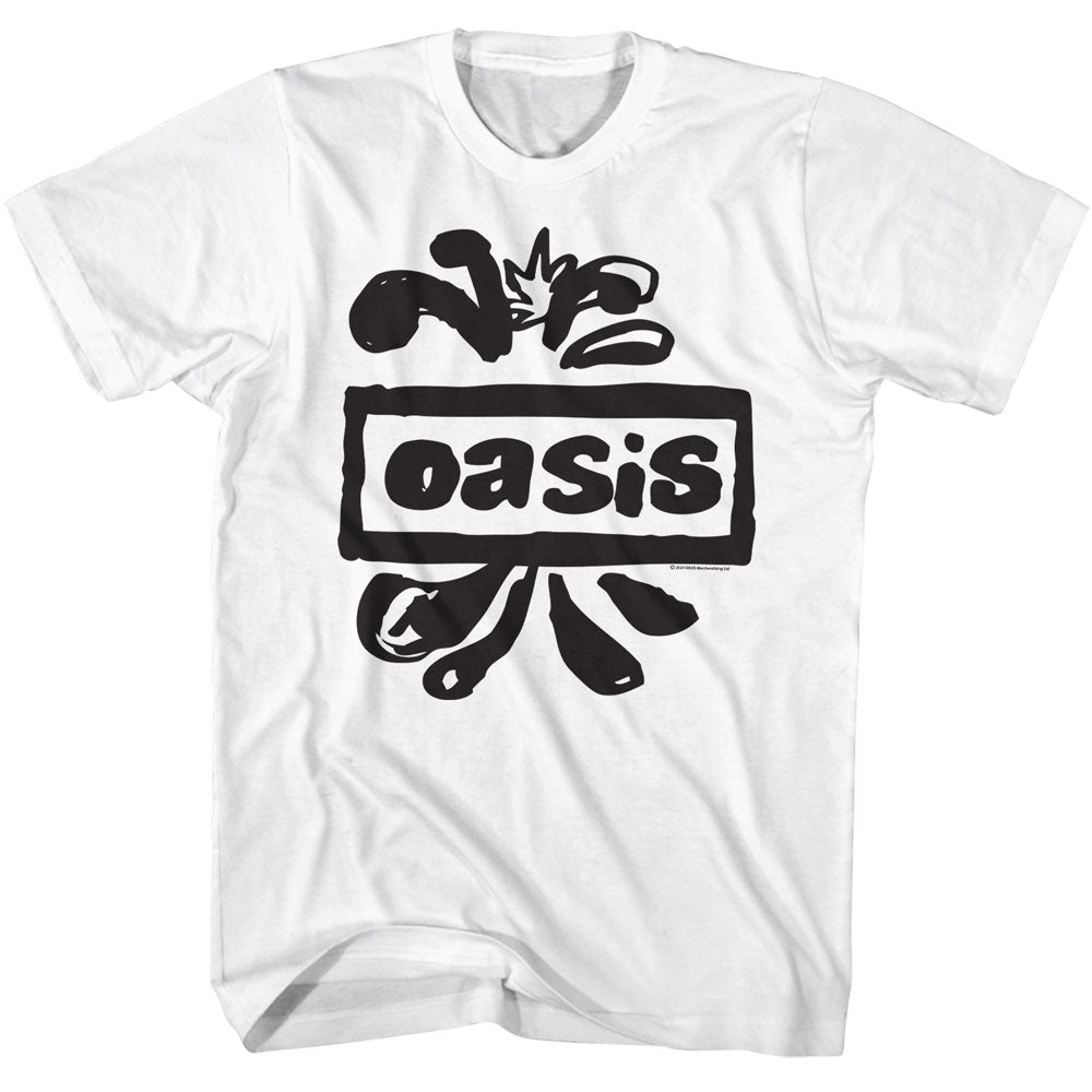 OASIS Eye-Catching T-Shirt, SPLATTER LOGO