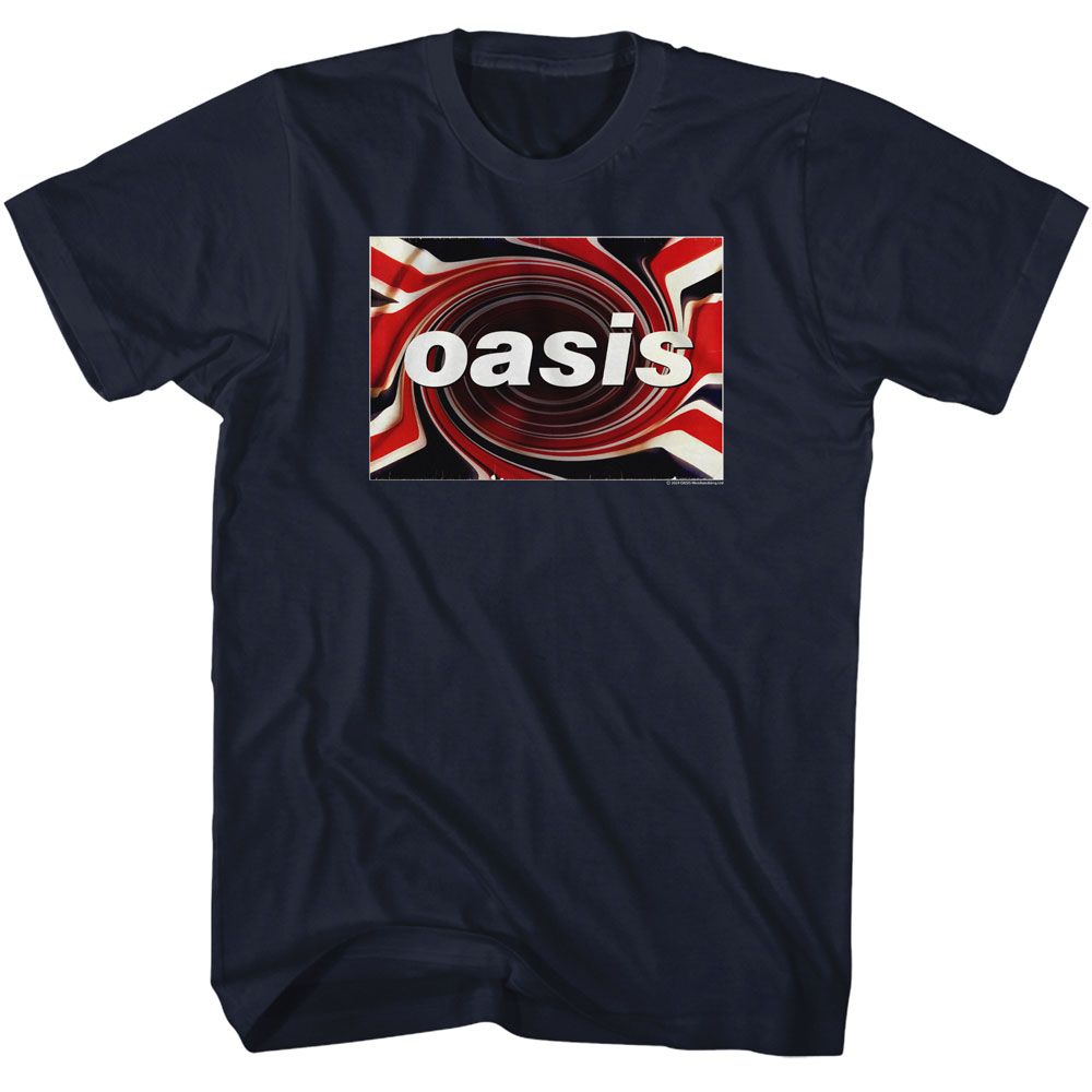 OASIS Eye-Catching T-Shirt, Union Jack Logo