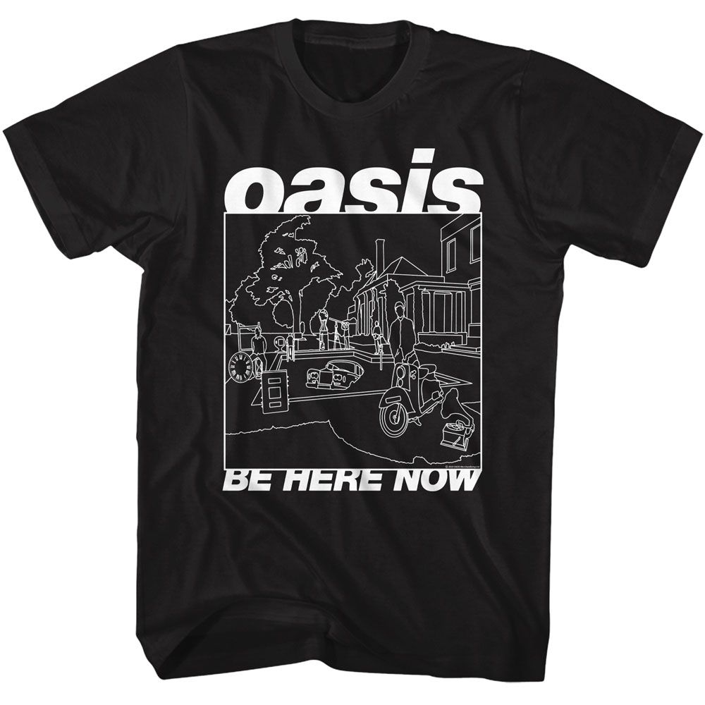 OASIS Eye-Catching T-Shirt, Be Here Now Art