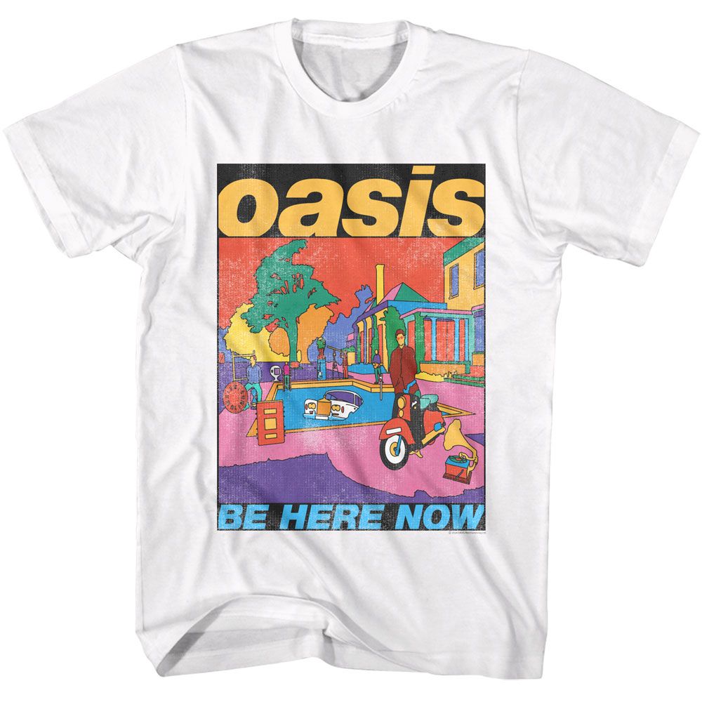 OASIS Eye-Catching T-Shirt, Be Here Now