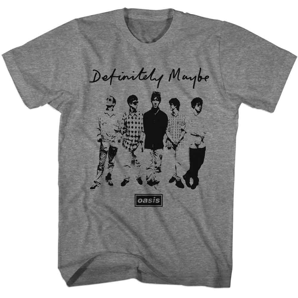 OASIS Eye-Catching T-Shirt, Definitelly Maybe Band