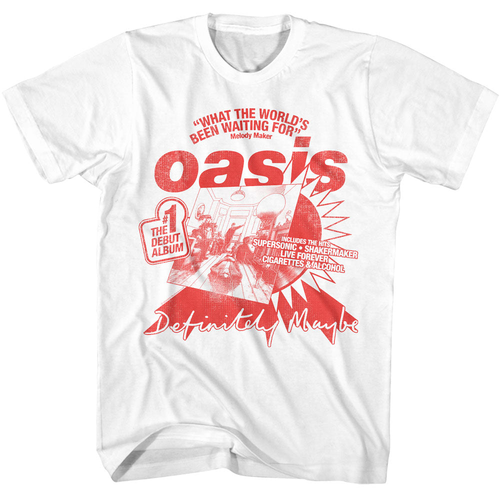 OASIS Eye-Catching T-Shirt, Debut Album