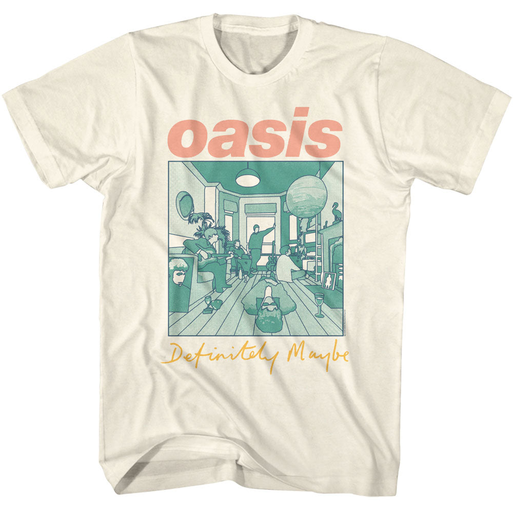 OASIS Eye-Catching T-Shirt, Definitely Maybe Colored