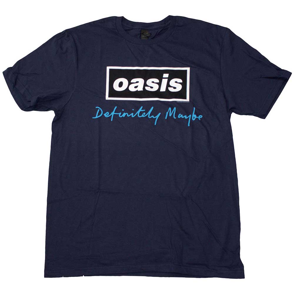 OASIS Attractive T-Shirt, Definitely Maybe Text