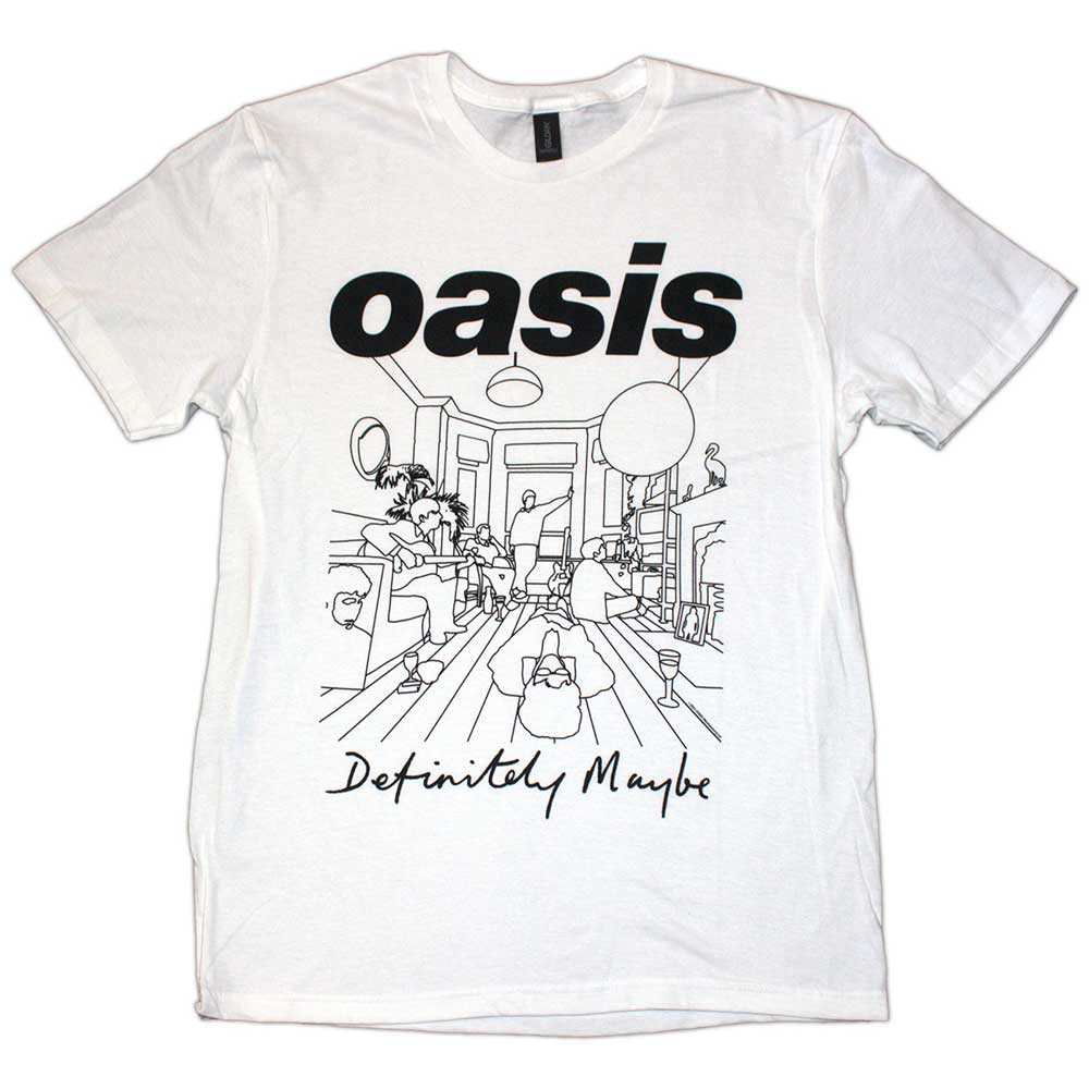 OASIS Attractive T-Shirt, Definitely Maybe Drawing