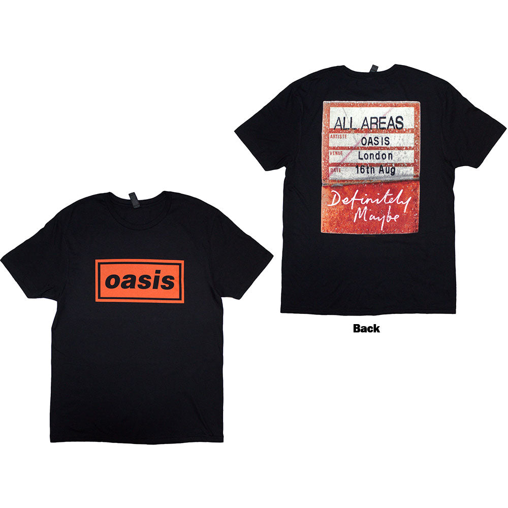 OASIS Attractive T-Shirt, Definitely Maybe AAA Pass