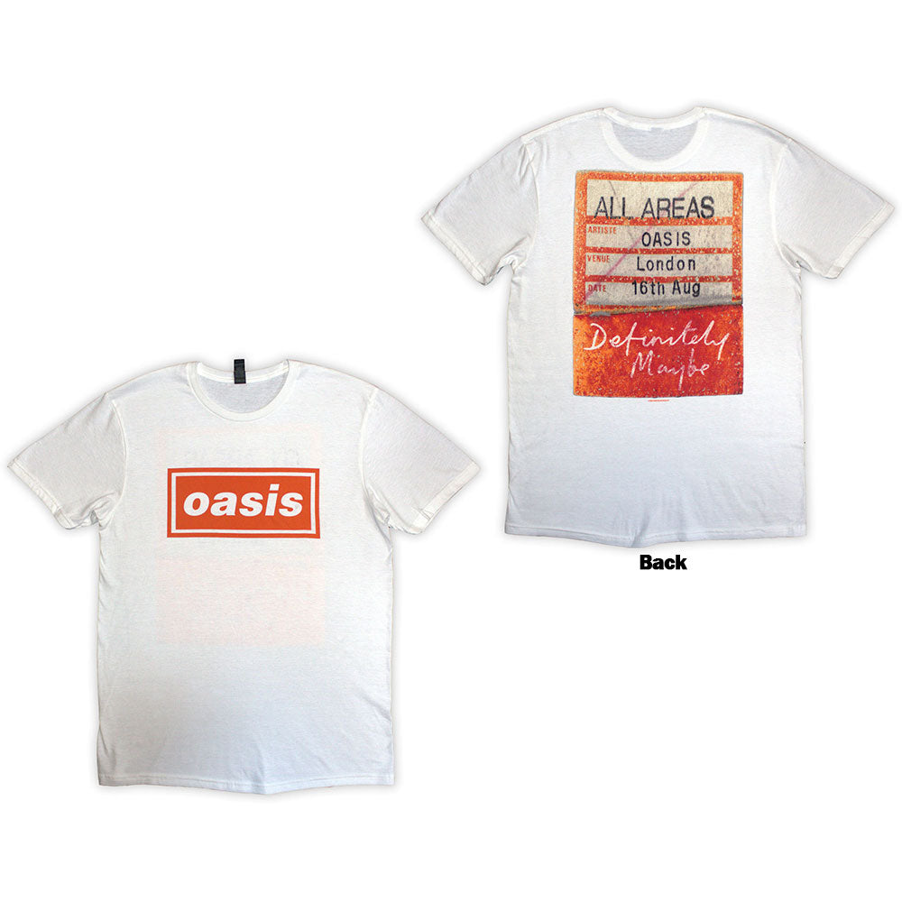 OASIS Attractive T-Shirt, Definitely Maybe AAA Pass