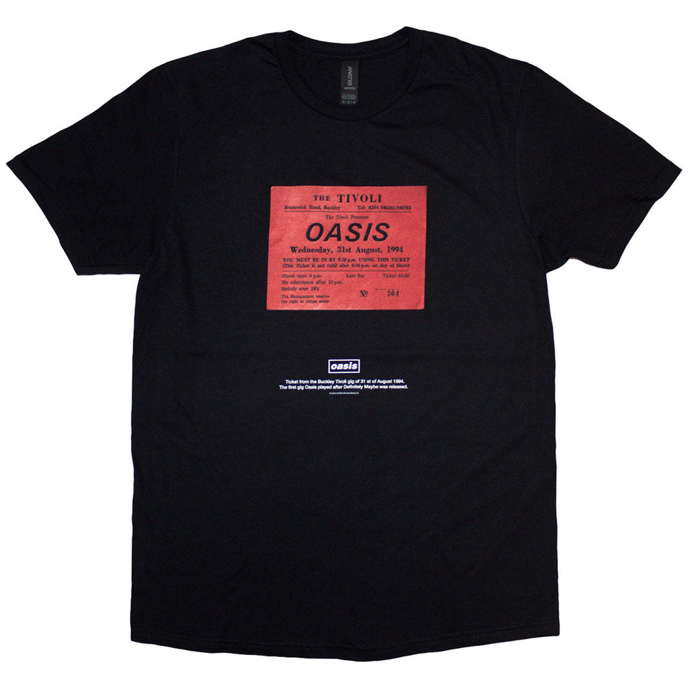 OASIS Attractive T-Shirt, Definitely Maybe Ticket