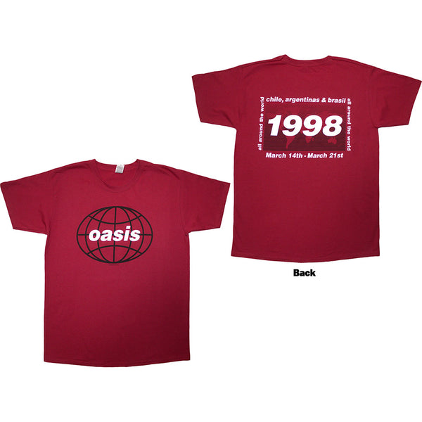 OASIS Attractive T-Shirt, 1998 World Tour – Authentic Band Merch