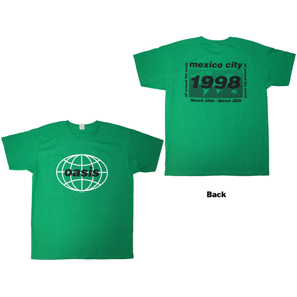 OASIS Attractive T-Shirt, 1998 World Tour - Mexico City