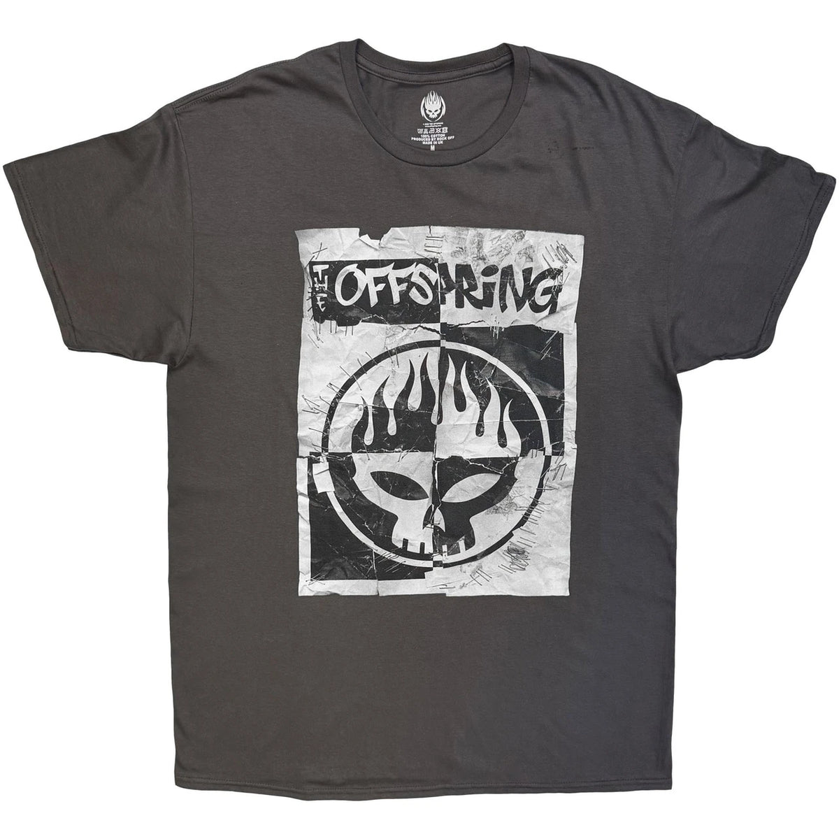 THE OFFSPRING Attractive T-Shirt, Ripped Sketched Poster