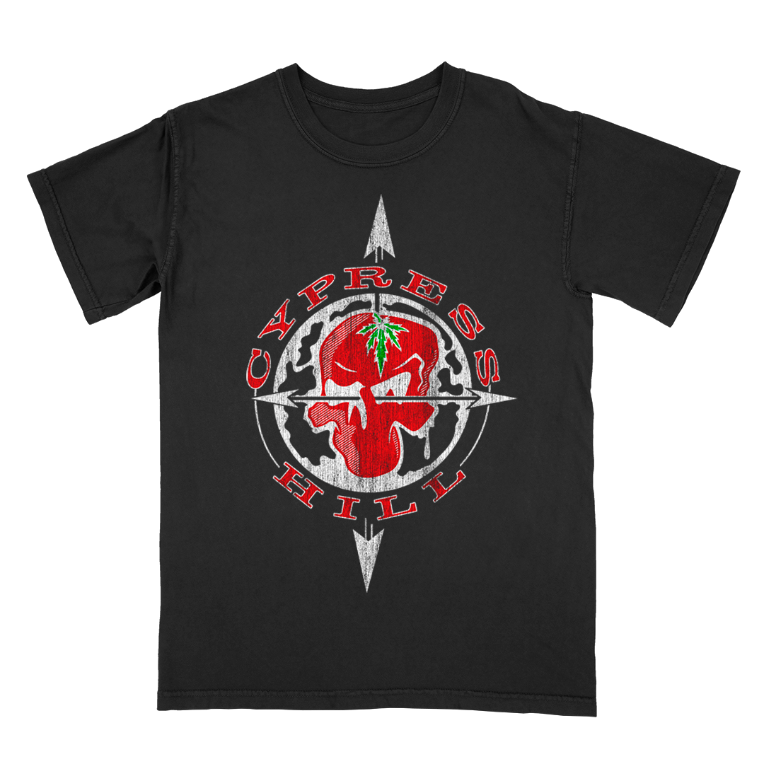 CYPRESS HILL Spectacular T-Shirt, OG Skull and Compass