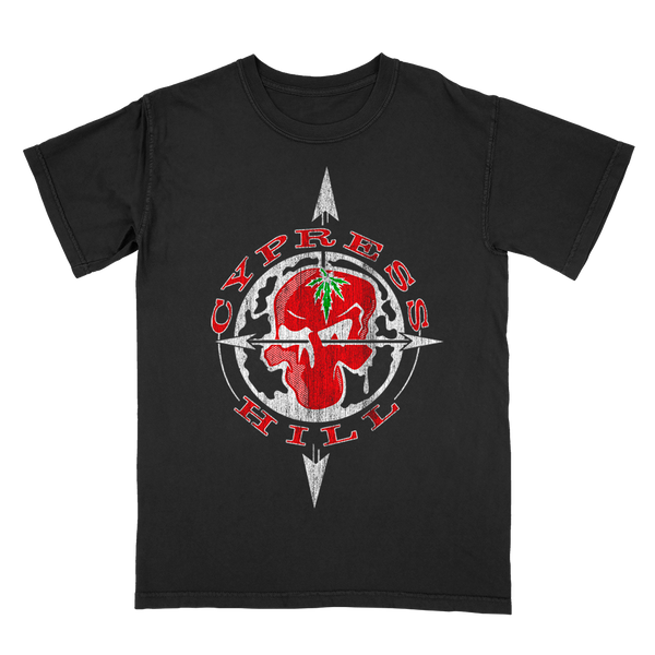 CYPRESS HILL Spectacular T-Shirt, OG Skull and Compass