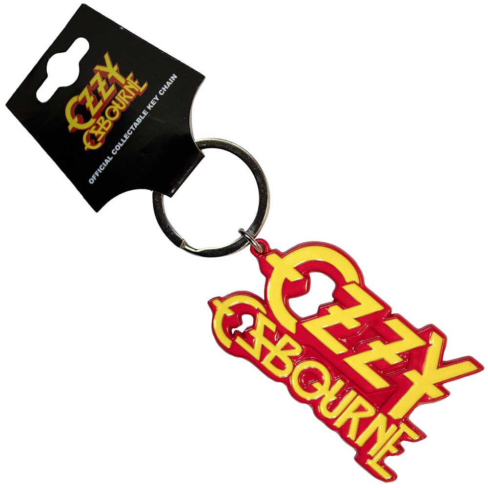 OZZY OSBOURNE Keychain, Stacked Logo