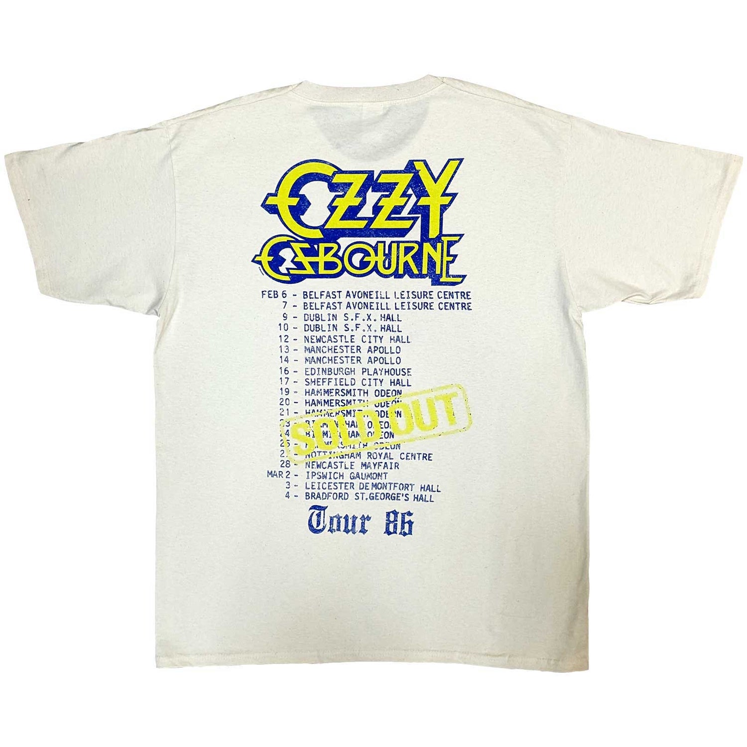 OZZY OSBOURNE Attractive T-Shirt, The Ultimate Sin Tour &