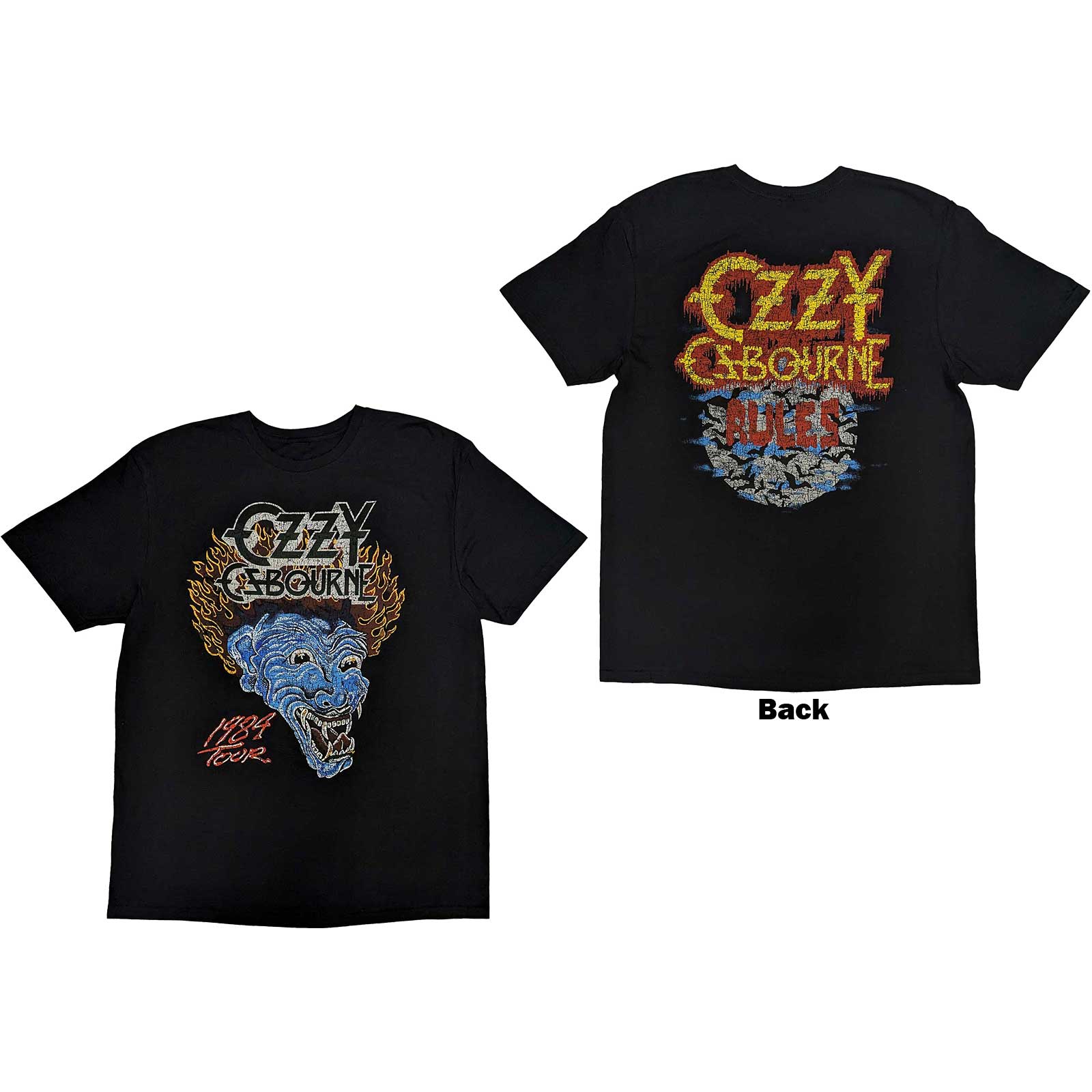 OZZY OSBOURNE Attractive T-Shirt, Bark At The Moon Tour &