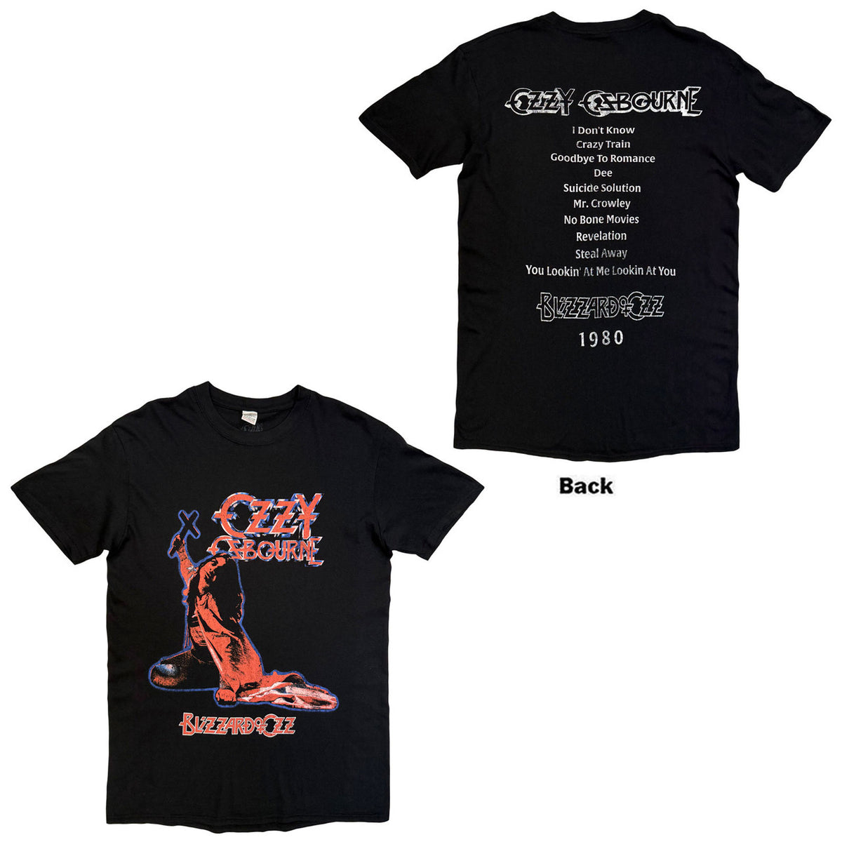 OZZY OSBOURNE Attractive T-Shirt, Blizzard Of Ozz Tribute