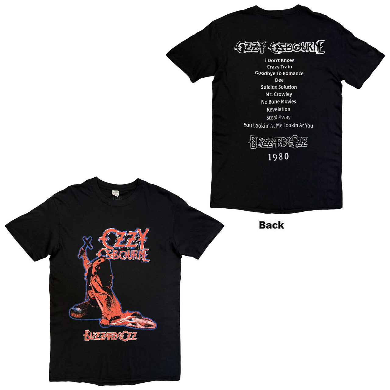 OZZY OSBOURNE Attractive T-Shirt, Blizzard Of Ozz Tribute