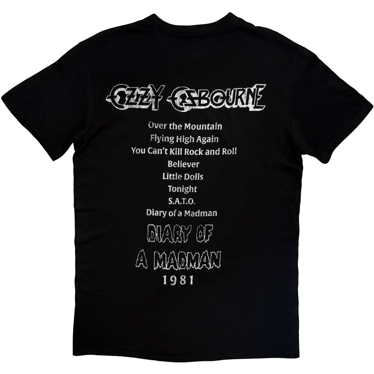 OZZY OSBOURNE Attractive T-Shirt, Diary Of A Madman Tribute
