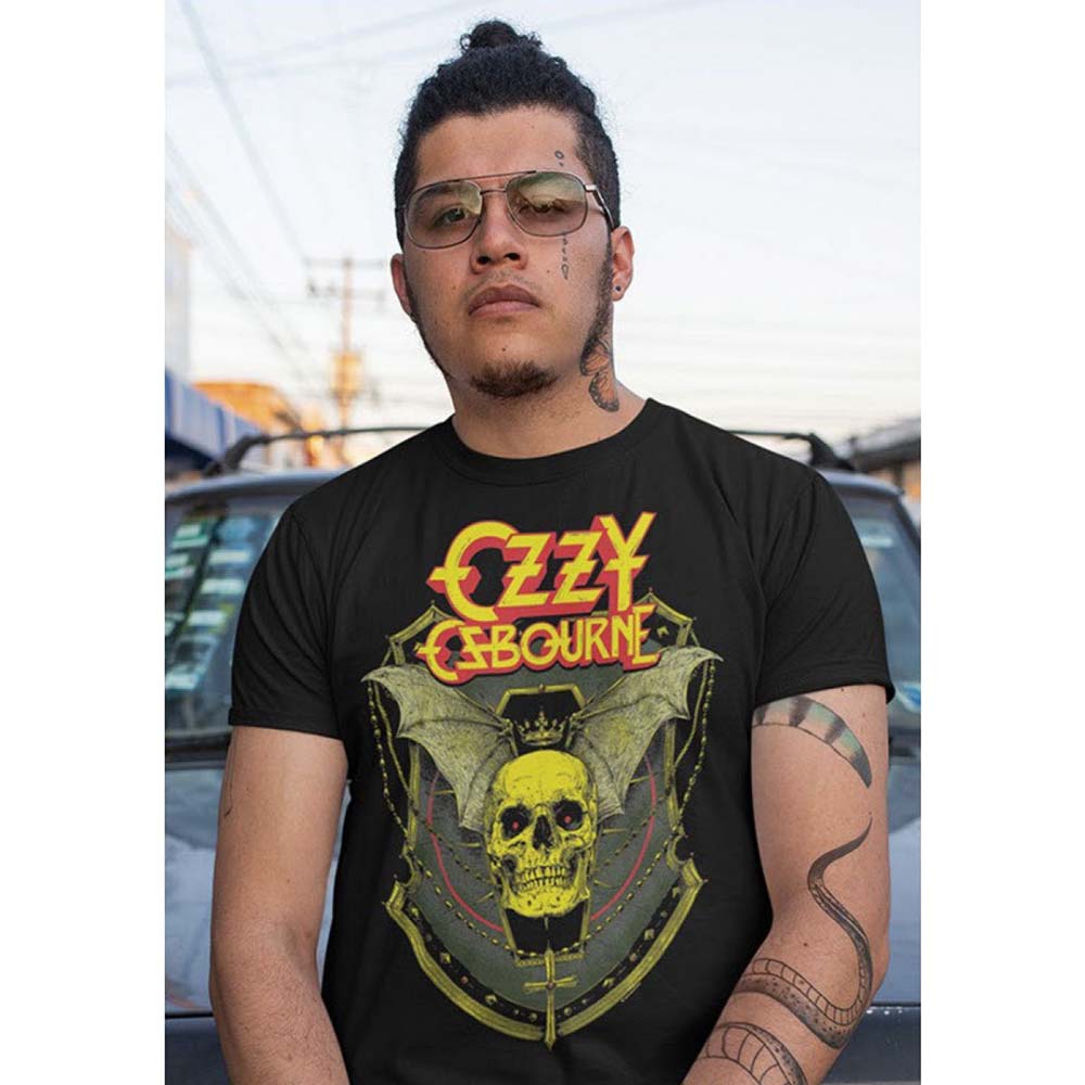 OZZY OSBOURNE Eye-Catching T-Shirt, Skull Winged