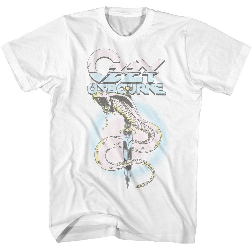 OZZY OSBOURNE Eye-Catching T-Shirt, Pastel Snake