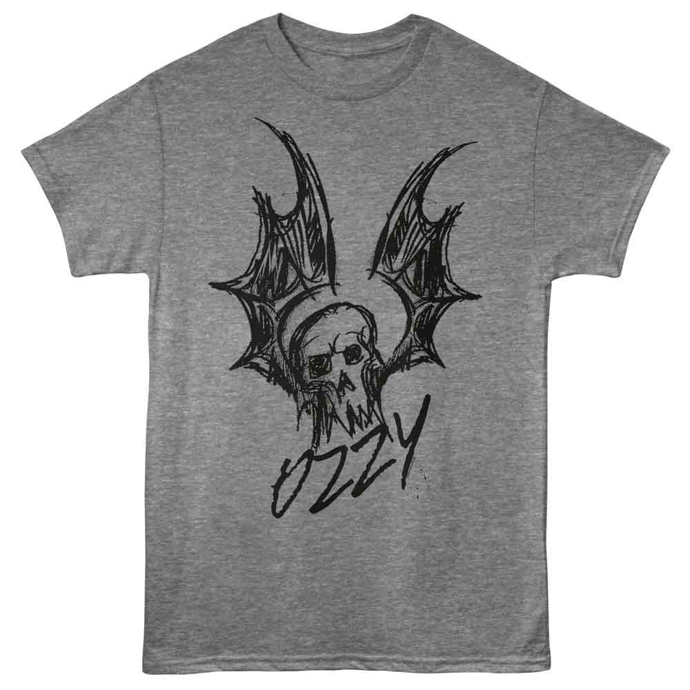 OZZY OSBOURNE Eye-Catching T-Shirt, BAT SKULL