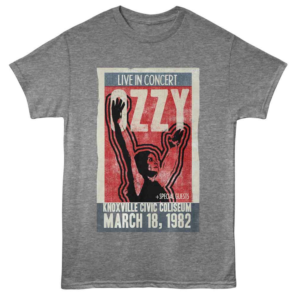 OZZY OSBOURNE Eye-Catching T-Shirt, KNOXVILLE POSTER