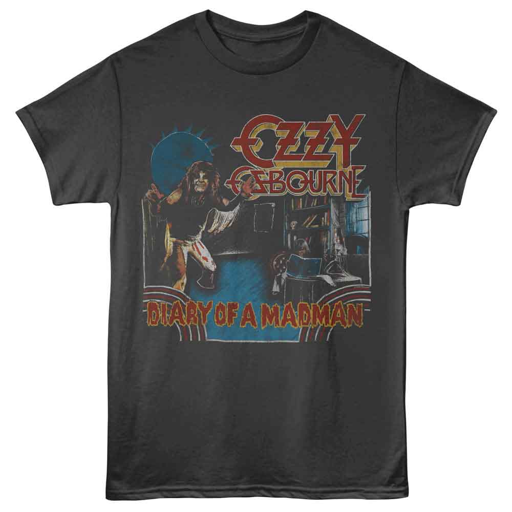 OZZY OSBOURNE Eye-Catching T-Shirt, DIARY OF A MADMAN