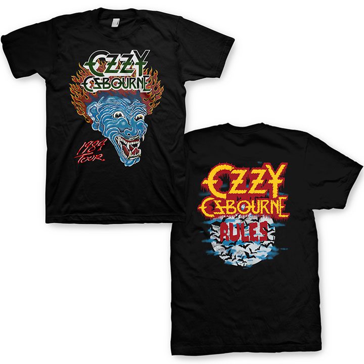 OZZY OSBOURNE Powerful T-Shirt, Blue Demon
