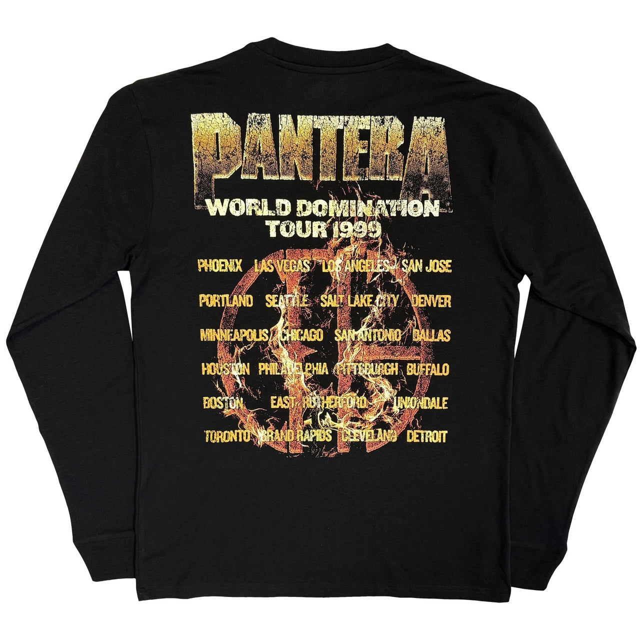 PANTERA Attractive T-Shirt, World Domination Tour