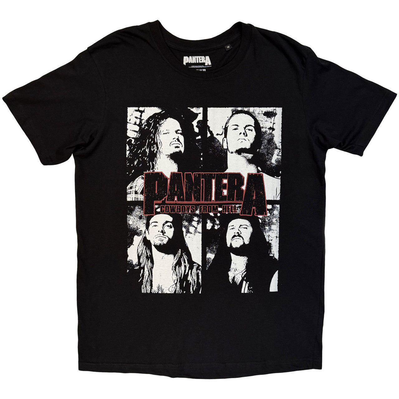 PANTERA Attractive T-Shirt, Cowboys From Hell Flames – Authentic