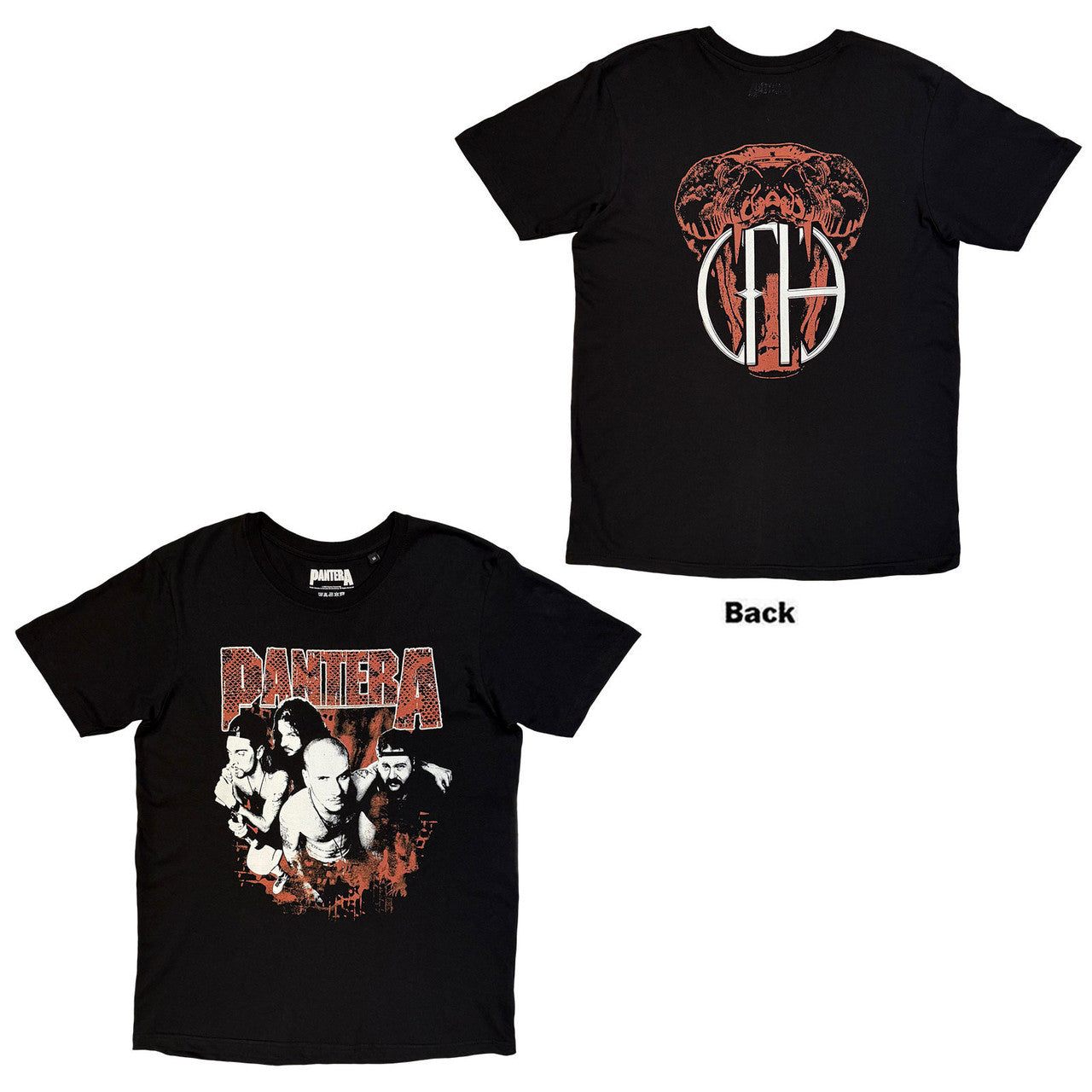 PANTERA Attractive T-Shirt, Cowboys From Hell Snake