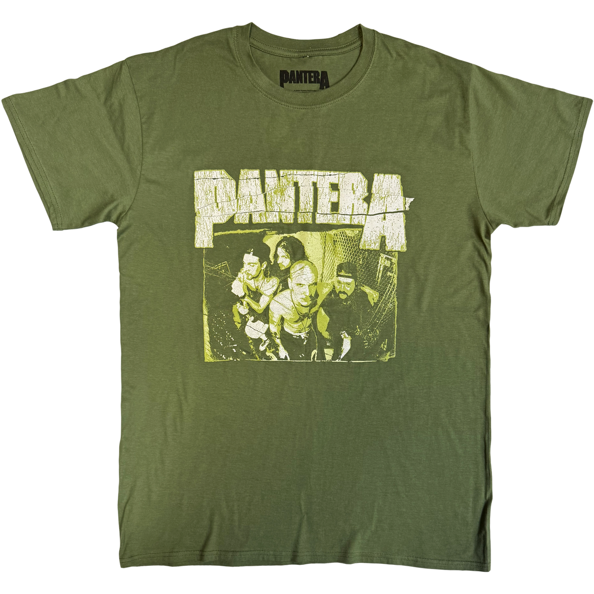 PANTERA Attractive T-Shirt, Green Logo