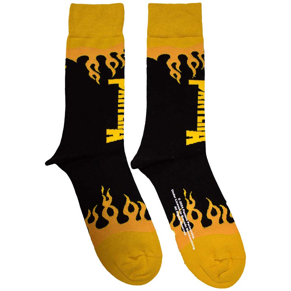 PANTERA Unisex Ankle Socks, Flame