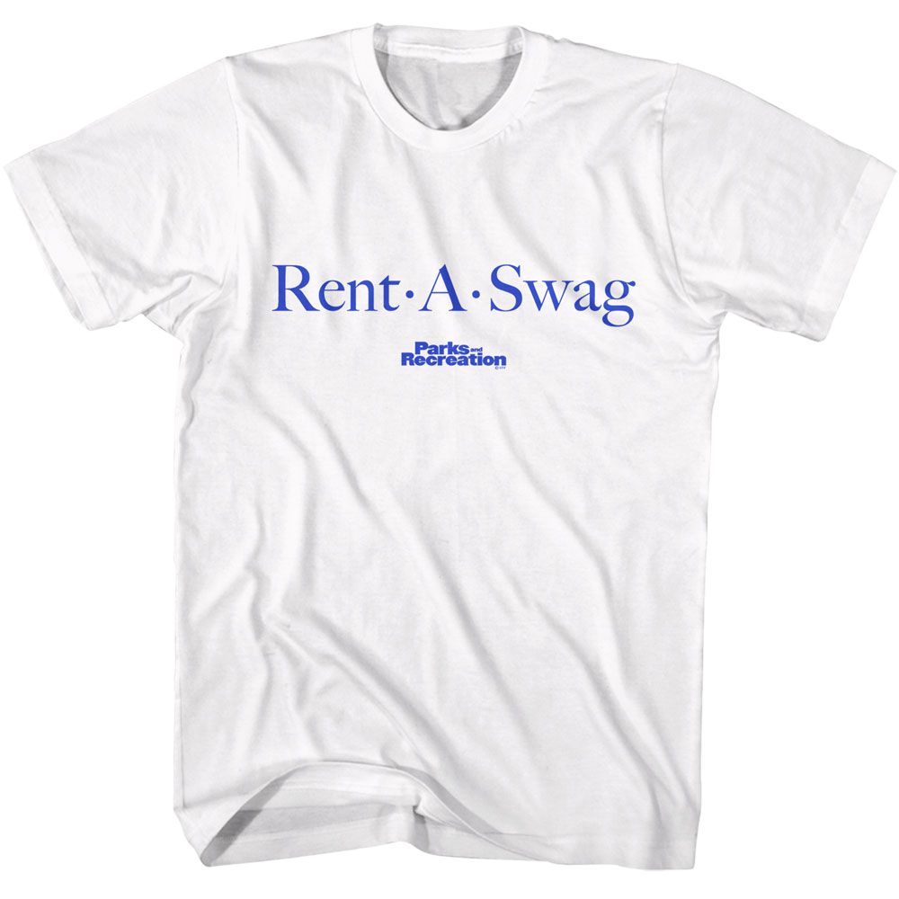 PARKS AND RECREATION Eye-Catching T-Shirt, Rent A Swag