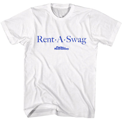 PARKS AND RECREATION Eye-Catching T-Shirt, Rent A Swag