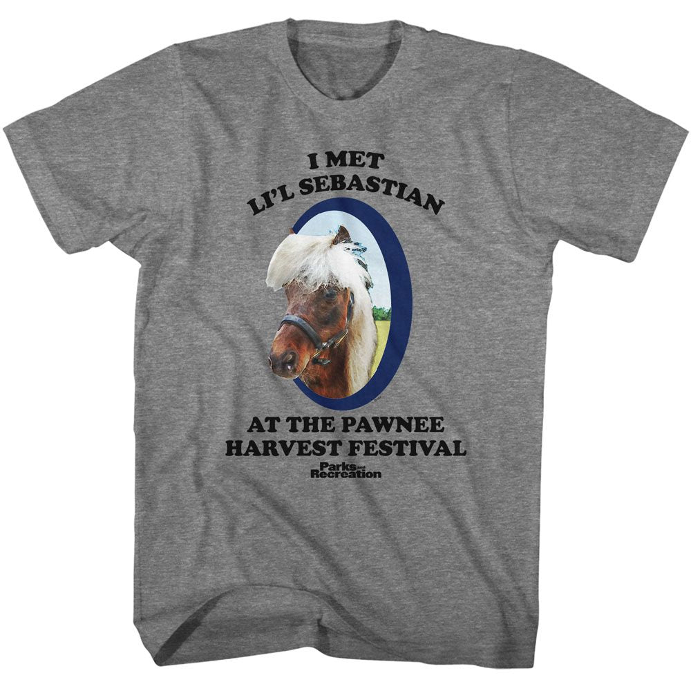 PARKS AND RECREATION Eye-Catching T-Shirt, Met Lil Sebastian