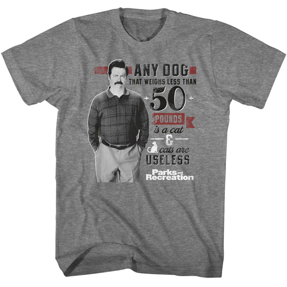 PARKS AND RECREATION Eye-Catching T-Shirt, DOG LESS THAN 50 POUNDS